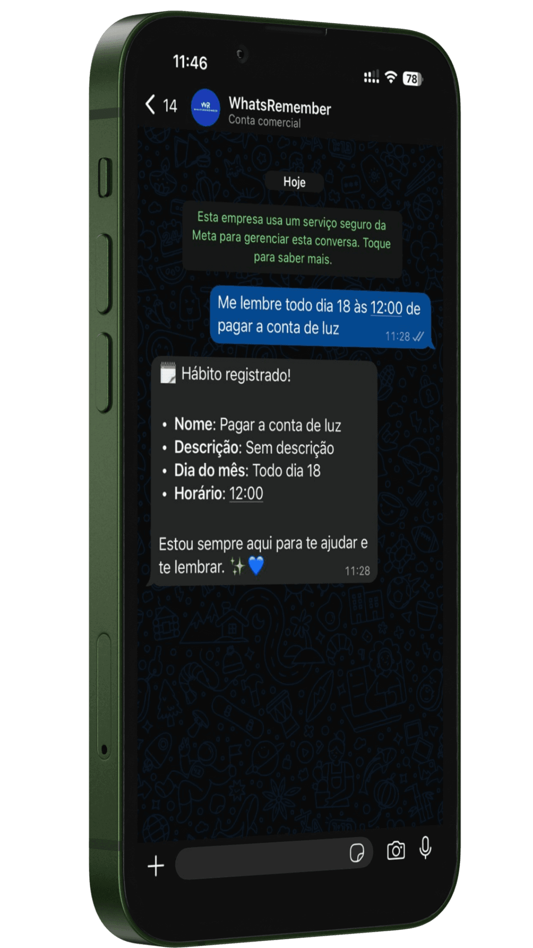 Hábitos por dia do mês